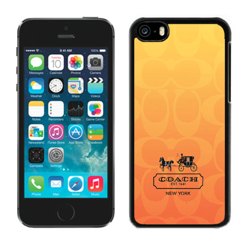 Coach In Signature Orange iPhone 5C Cases DRE Coach In Signature Orange iPhone 5C Cases DRE